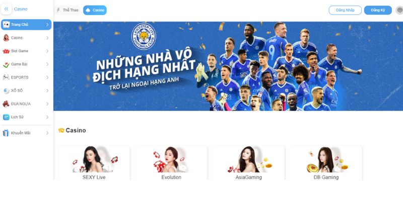 Các sảnh cược game bài chính tại nhà cái 8XBET